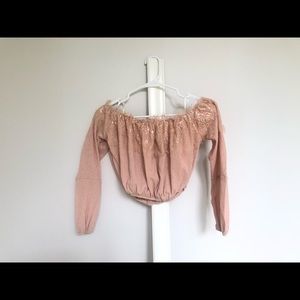 Windsor Cropped Pink Top